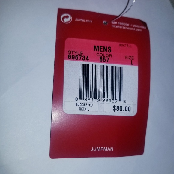 Jordan Mens Team Flight Basketball Pants - Picture 7 of 8